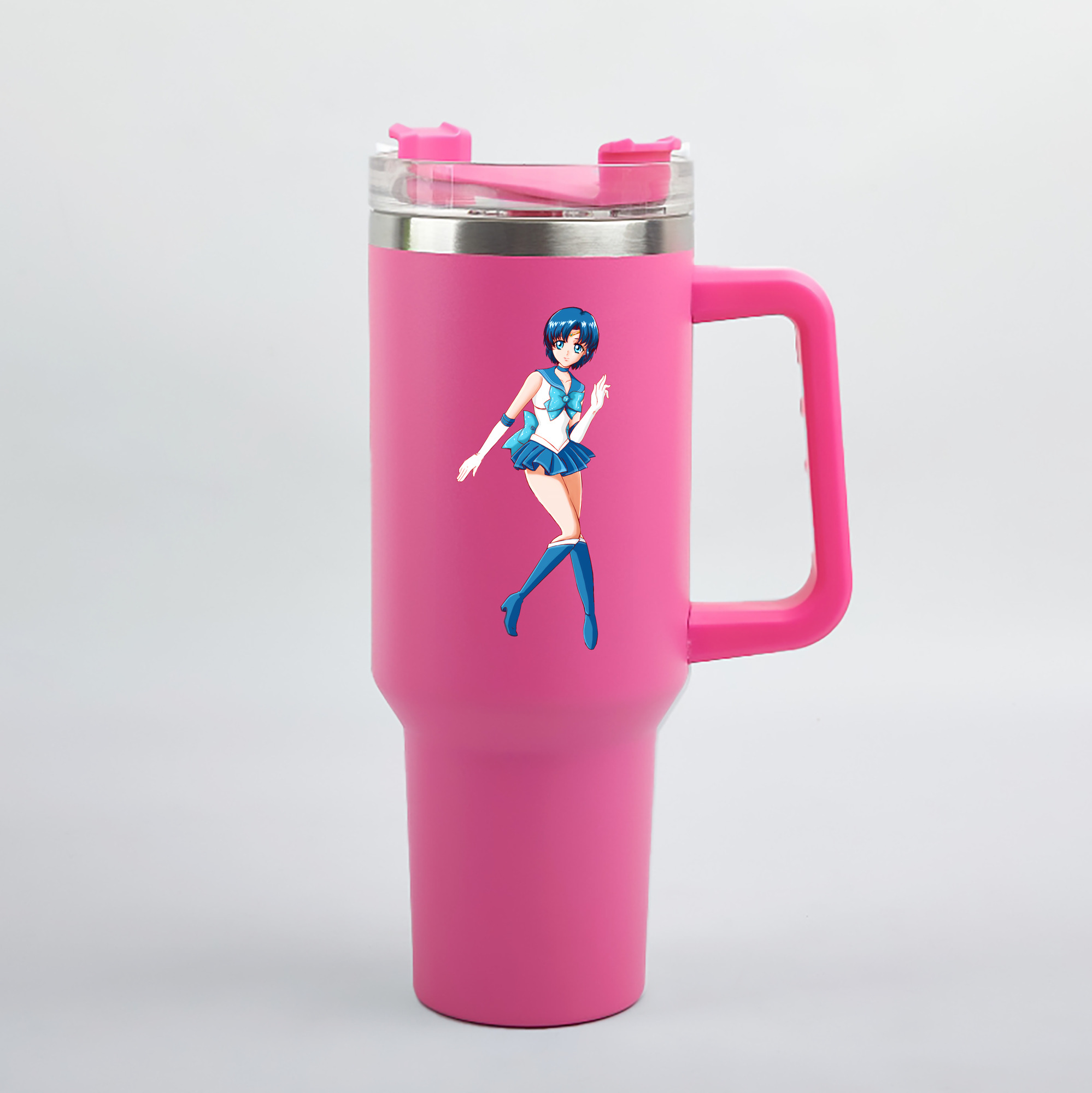 （画像用） 美少女戦士セーラームーン 水野 亜美 みずの あみ Sailor Moon Mizuno Ami 1200mL車用タンブラー（カラープリント）